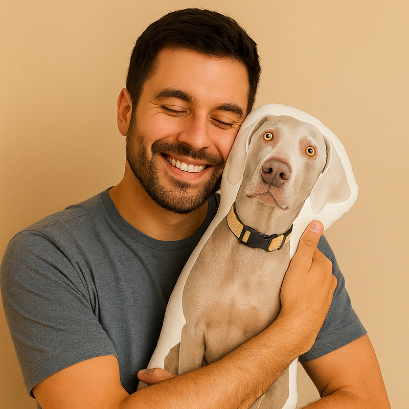 Custom Shaped Pillow from Your Photo | Personalized Face Pillow, Pet Pillow, Funny Gift, Custom Photo Cushion, Unique Gift