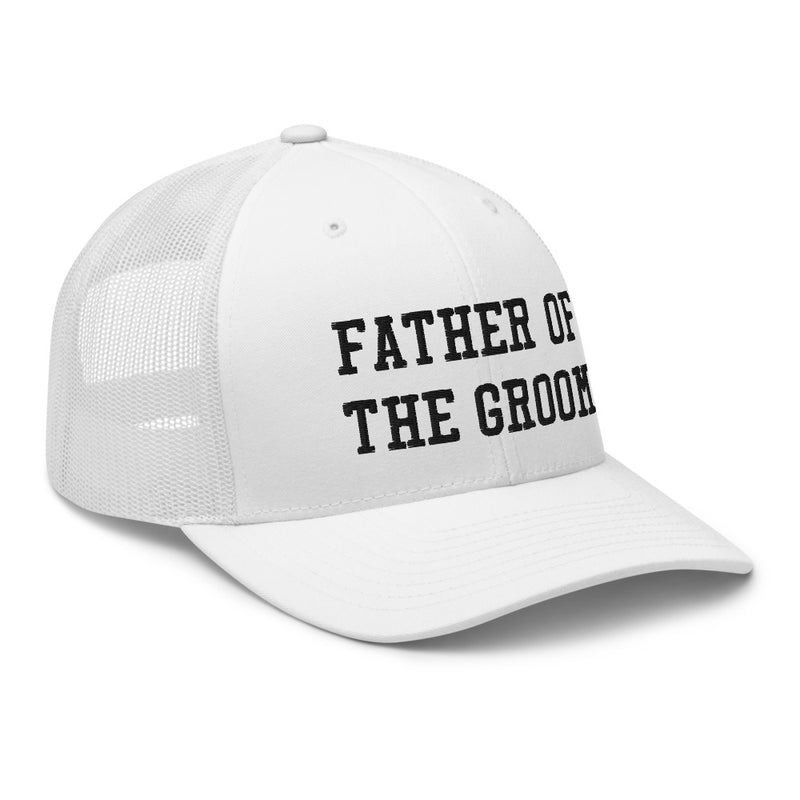 Father of the Groom Trucker Cap