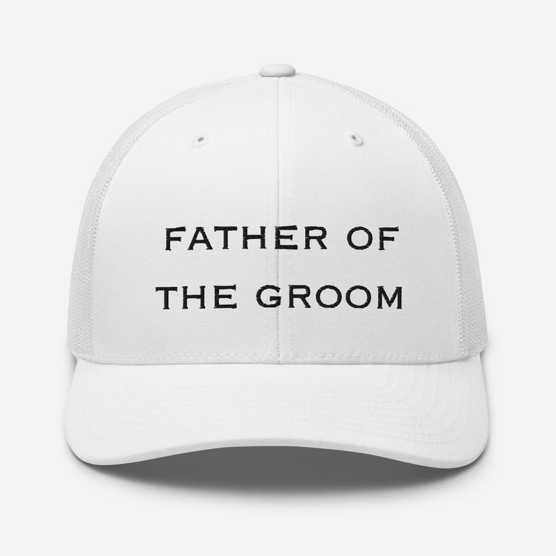 Father of the Groom Trucker Cap